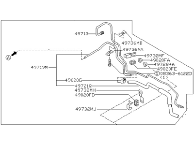 Nissan 49710-7B000