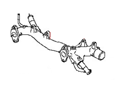 Nissan Murano Thermostat Housing - 11060-3NT0A