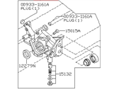 Nissan Quest Oil Pump - 15010-7B000 Pump Assembly-Oil