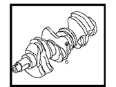 Nissan 350Z Crankshaft - 12200-JK20A CRANKSHAFT Assembly