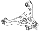 Nissan Quest Control Arm - 54500-0B000 Link Complete-Front Suspension,Lower RH