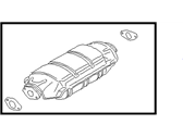 Nissan Quest Catalytic Converter - 20800-0B025 Catalytic Converter Assembly