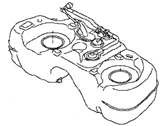 Nissan Juke Fuel Tank - 17202-1KM1A Fuel Tank Assembly