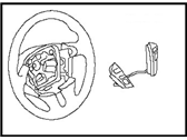 Nissan Murano Steering Wheel - 48430-1SX2A Steering Wheel Assembly W/O Pad