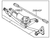 Nissan Sentra Wiper Motor - 28800-9AA0A WIPER Assembly Windshield