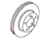 Nissan Quest Brake Disc - 40206-7B000 RTR Dsc BRKF