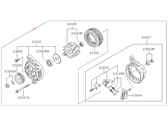 Nissan Quest Alternator - 23100-1B000 Alternator Assembly