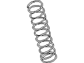 Nissan 240SX Coil Springs - 55020-39F03 Spring Rear Suspension