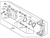 Nissan Juke Brake Caliper - 41001-3YW0A CALIPER Assembly-Front RH, W/O Pads Or SHIMS