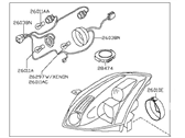 Nissan Maxima Headlight - 26060-ZK30A Driver Side Headlight Assembly