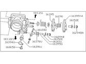 Nissan Xterra Throttle Body - 16119-5S500 Throttle Chamber Assembly