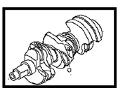 Nissan Murano Crankshaft - 12200-JA11A CRANKSHAFT Assembly