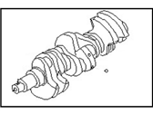 Nissan Pathfinder Crankshaft - 12200-4W001 CRANKSHAFT Assembly