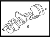 Nissan Quest Crankshaft - 12200-21V11 CRANKSHAFT Assembly