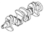 Nissan 12200-ED80A CRANKSHAFT Assembly