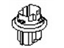 Nissan 26243-9B908 Bulb Socket Assembly W/Harness