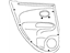Nissan 82900-1AB0A FINISHER Assembly - Rear Door, RH